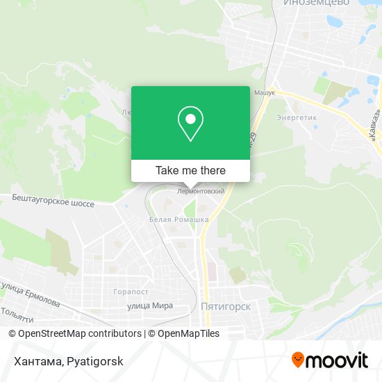 Хантама map