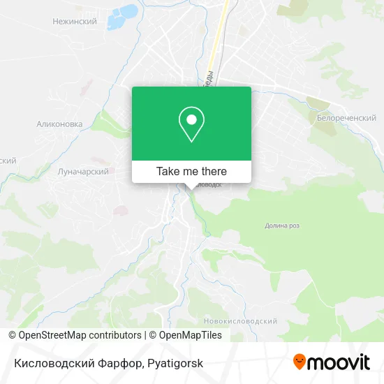 Кисловодский Фарфор map