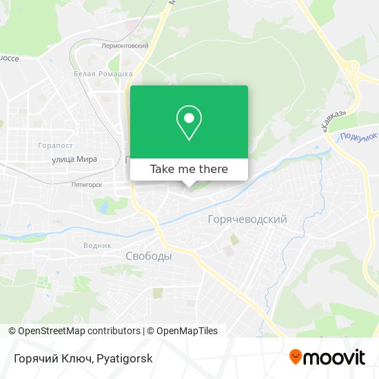 Горячий Ключ map