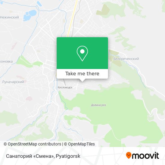 Санаторий «Смена» map