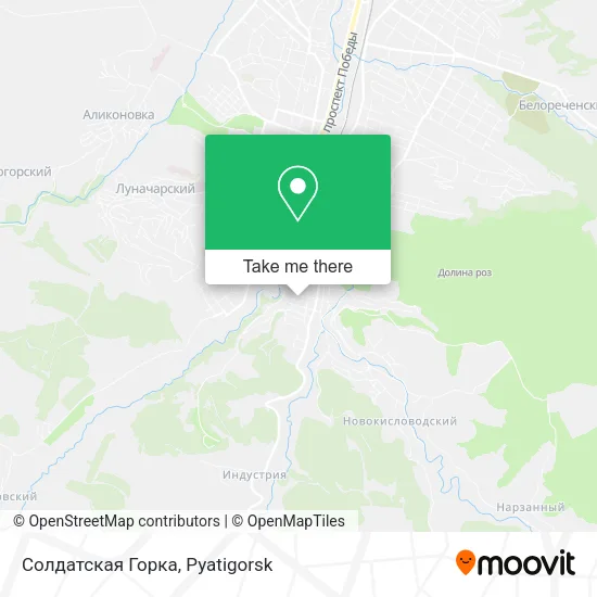 Солдатская Горка map