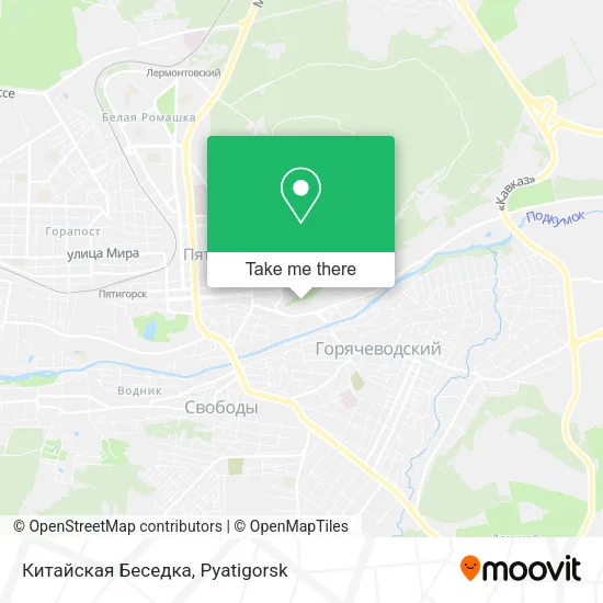 Китайская Беседка map