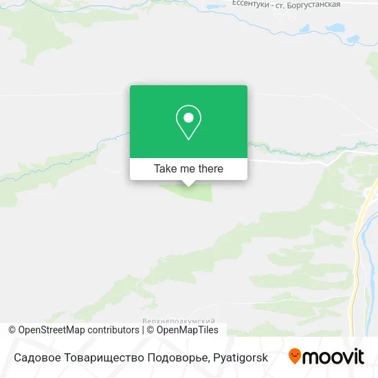 Садовое Товарищество Подоворье map