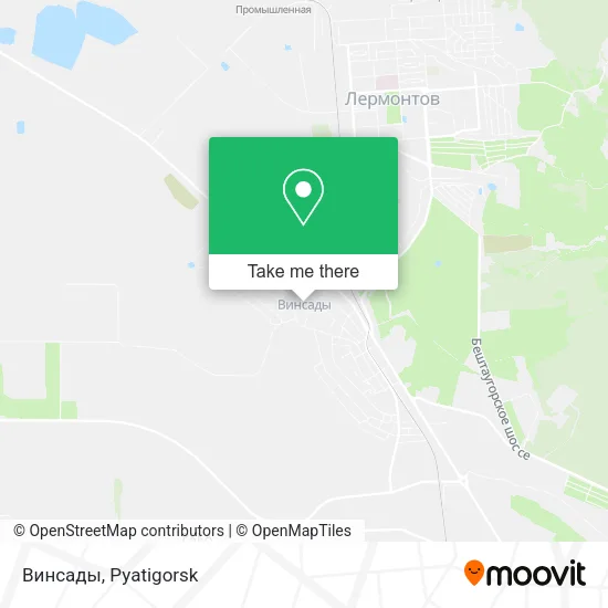 Винсады map