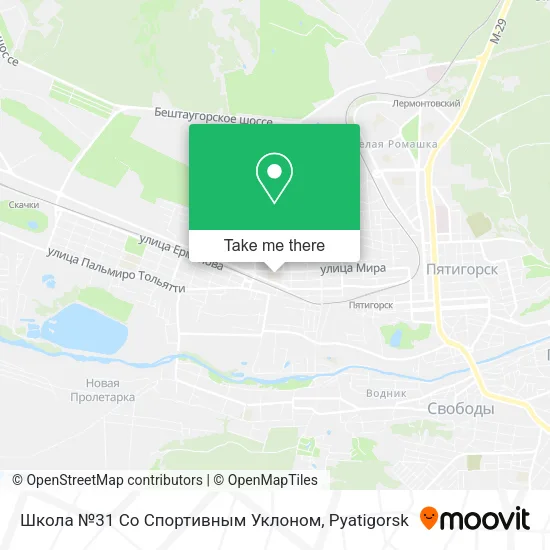 Школа №31 Со Спортивным Уклоном map