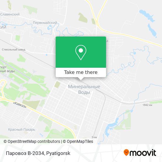 Паровоз B-2034 map