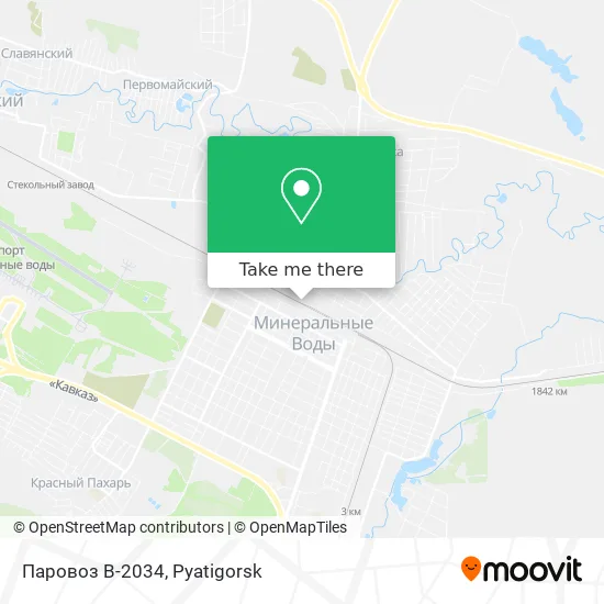 Паровоз B-2034 map