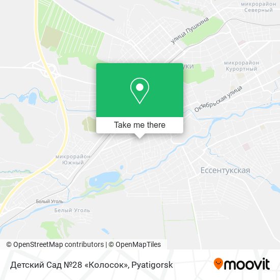 Детский Сад №28 «Колосок» map