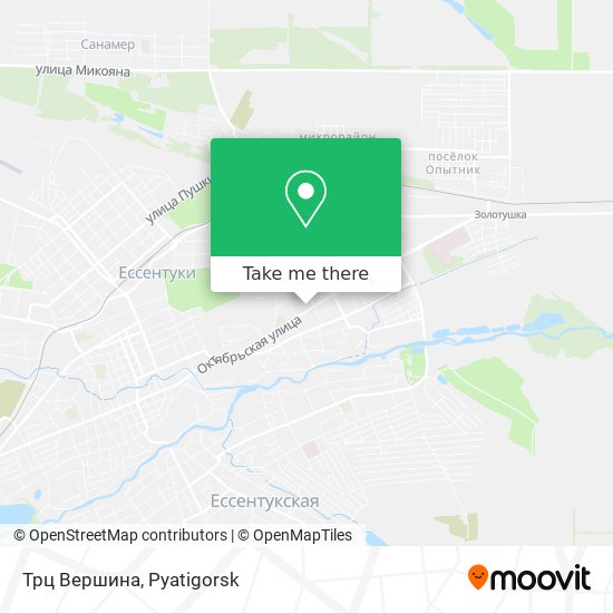 Трц Вершина map