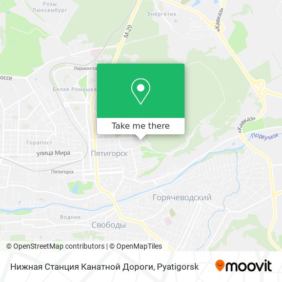 Нижная Станция Канатной Дороги map