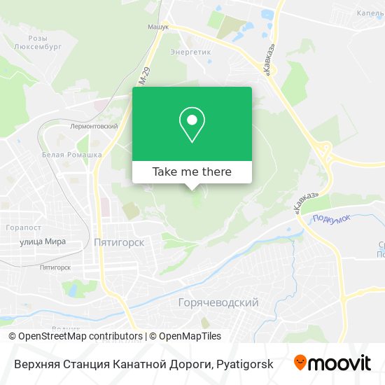 Верхняя Станция Канатной Дороги map