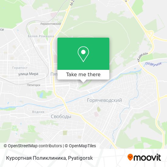 Курортная Поликлиника map