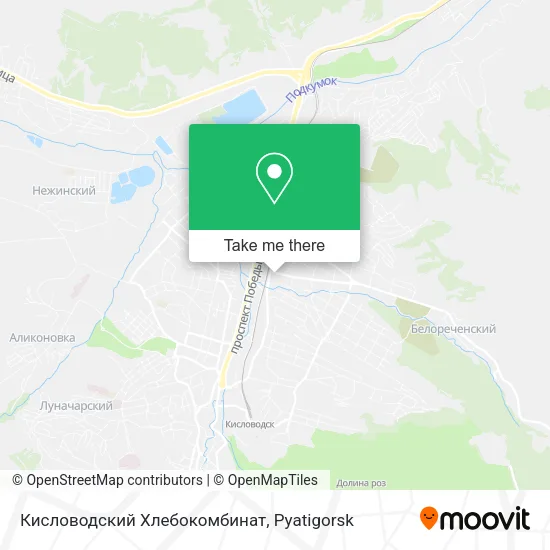 Кисловодский Хлебокомбинат map