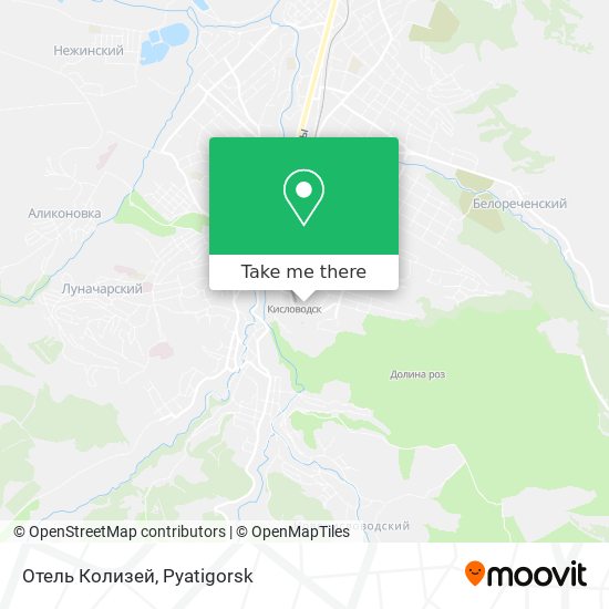 Отель Колизей map