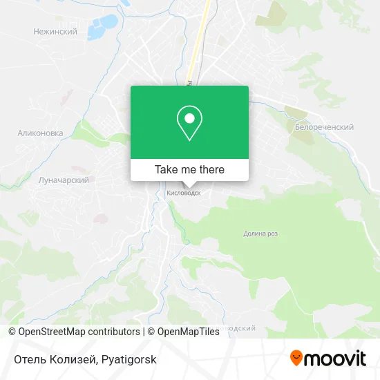 Отель Колизей map