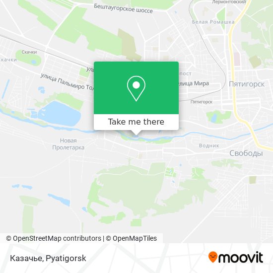 Казачье map