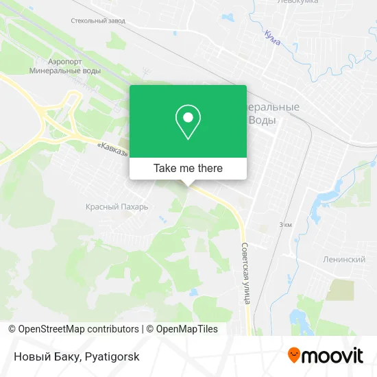 Новый Баку map