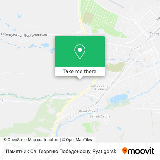 Памятник Св. Георгию Победоносцу map
