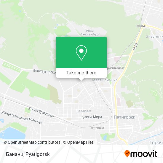 Бананц map
