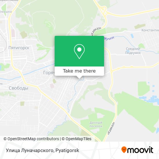 Улица Луначарского map