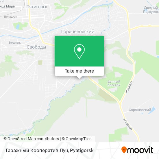 Гаражный Кооператив Луч map