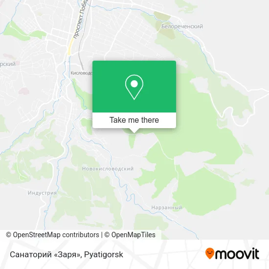 Санаторий «Заря» map