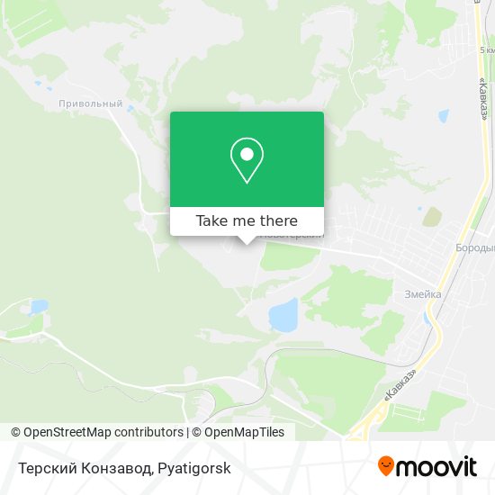 Терский Конзавод map