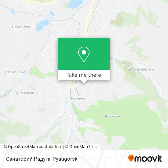 Cанаторий Радуга map