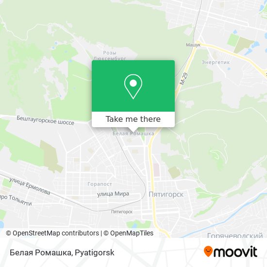 Белая Ромашка map