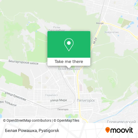 Белая Ромашка map