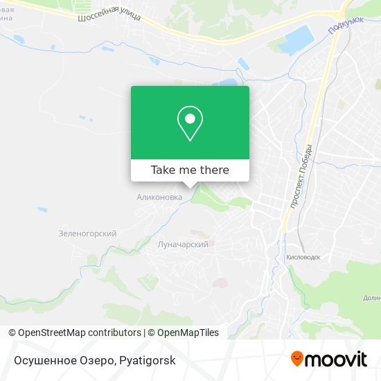 Осушенное Озеро map