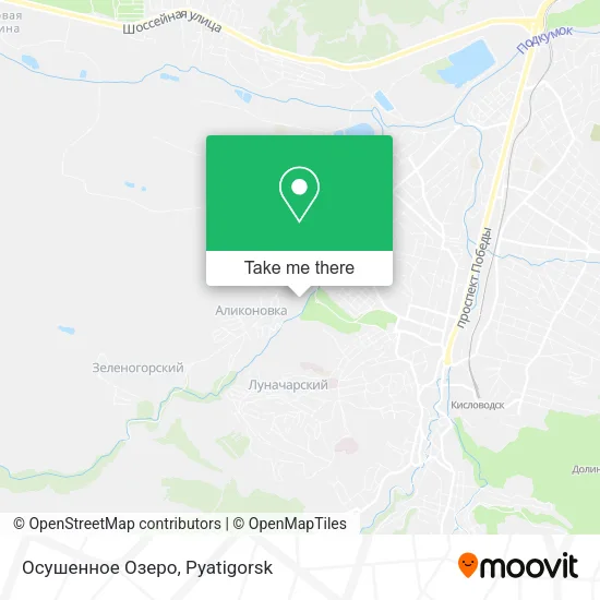 Осушенное Озеро map
