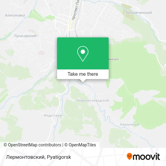 Лермонтовский map