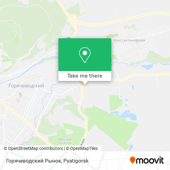 Горячеводский Рынок map
