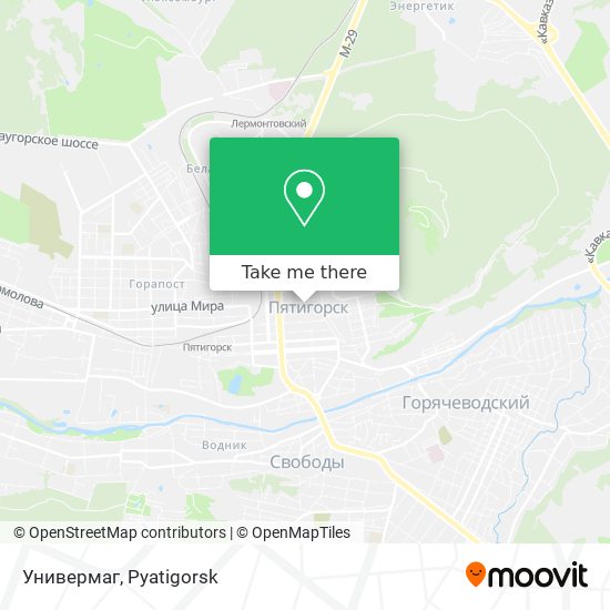 Универмаг map