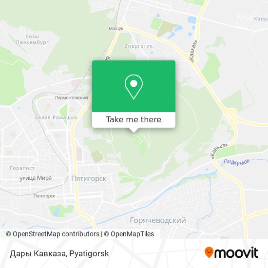 Дары Кавказа map