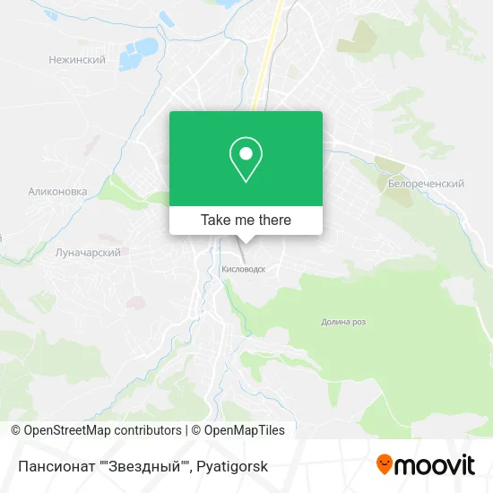 Пансионат ""Звездный"" map