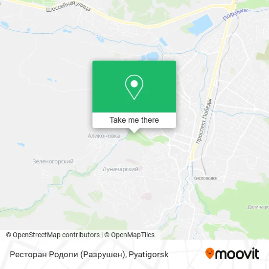 Ресторан Родопи (Разрушен) map