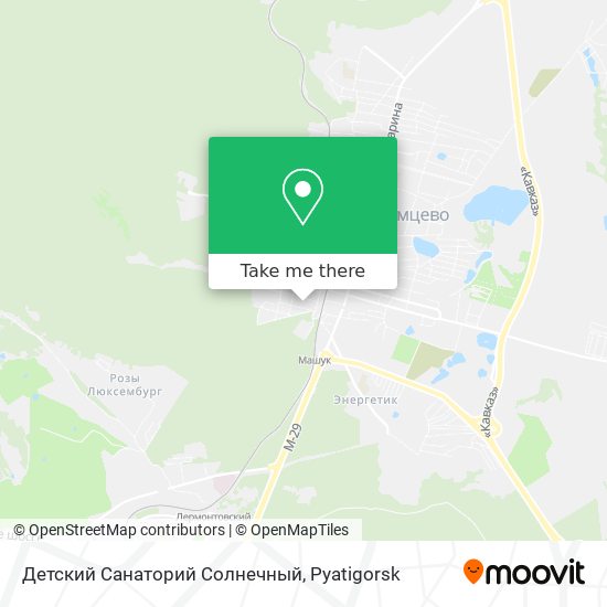 Детский Санаторий Солнечный map