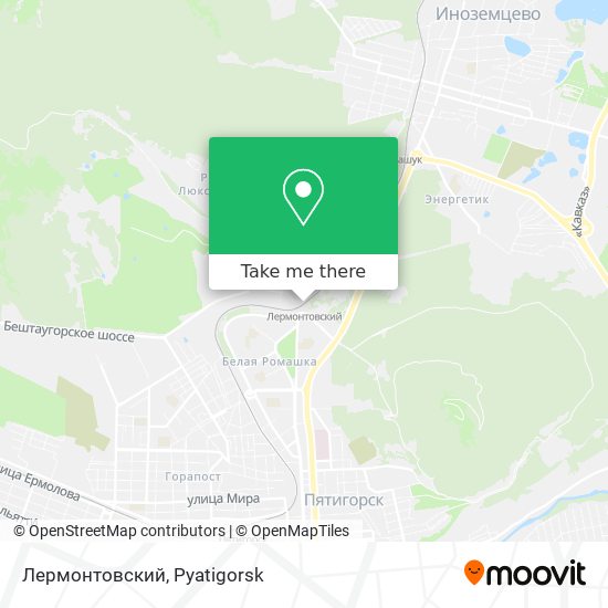 Лермонтовский map