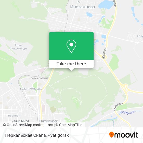 Перкальская Скала map