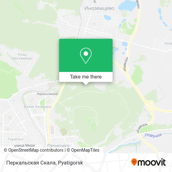 Перкальская Скала map