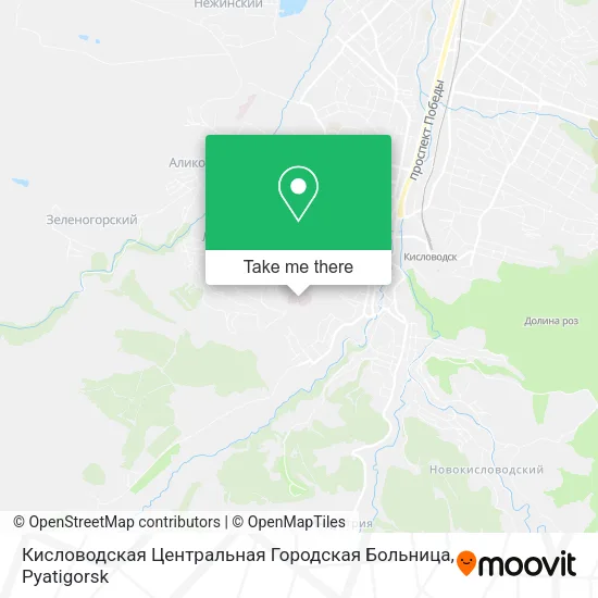 Кисловодская Центральная Городская Больница map