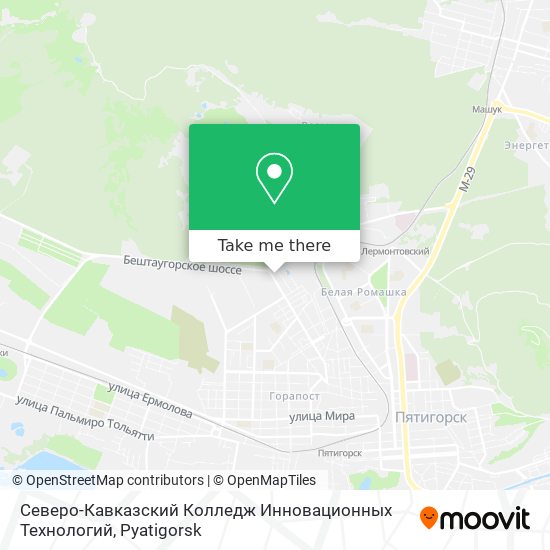 Северо-Кавказский Колледж Инновационных Технологий map
