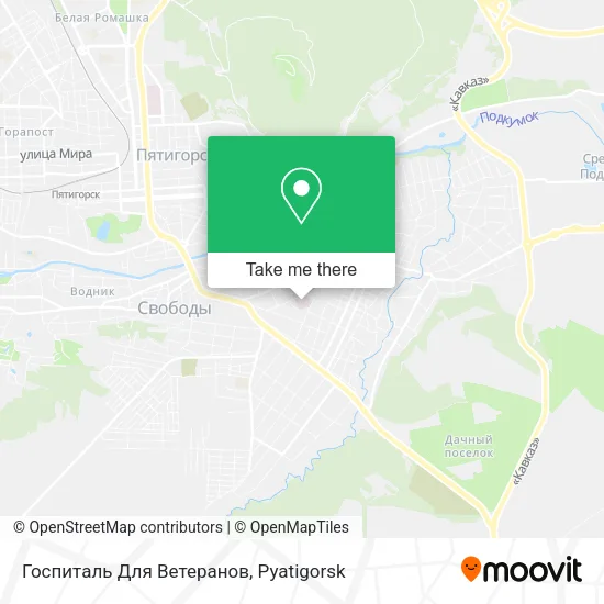 Госпиталь Для Ветеранов map