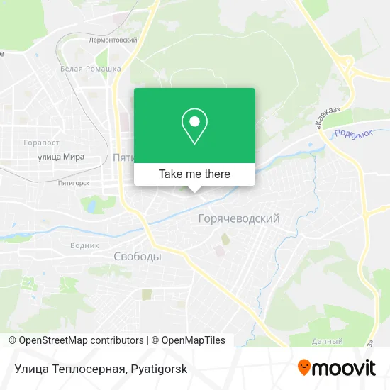 Улица Теплосерная map