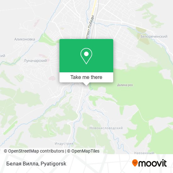 Белая Вилла map