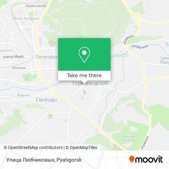 Улица Любчиковых map