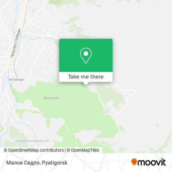 Малое Седло map