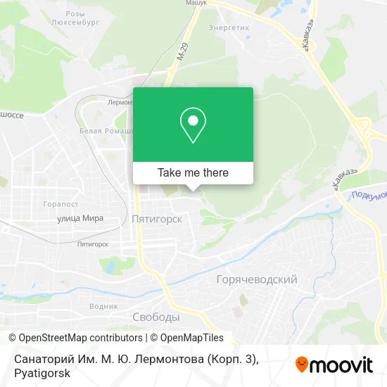 Санаторий Им. М. Ю. Лермонтова (Корп. 3) map